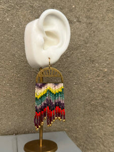 Sunlit Wave Fringe Earrings (multiple options)