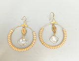 Swarovski Graphic Crystals + Sequin Hoops
