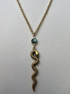 Labradorite Serpent Necklace