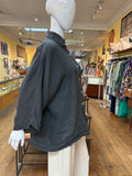 Linen Oversized Button Down Top (color options)