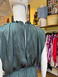 Green Satin Jumpsuit