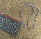 Multi Stitch Waxed Canvas Small Crossbody