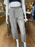 Gray Cotton Flap Pant