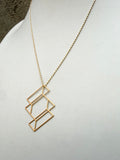 Three Planes Necklace (metal options)