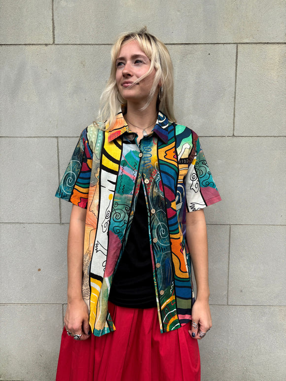 All Around Artsy Button Up Shirt