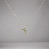 Gold Hummingbird Necklace