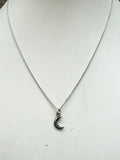 Crescent Moon Symbol Charm Necklace