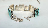 The Kingman Turquoise Needlepoint Bracelet