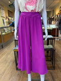 Orchid Wide Leg Cropped Pants