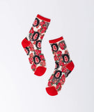 Cameo Rose Sheer Socks