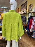 Linen Oversized Button Down Top (color options)