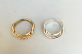 Draped Ribbon Ring (metal options)