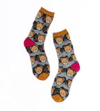 Teddy Bear Sheer Socks