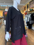 Black V Neck Top