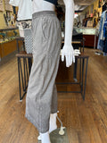 Gray Cotton Flap Pant