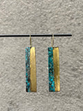 OOAK Patina Bar Earrings (multiple options)