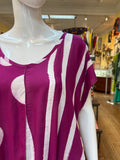 Raspberry Kiana Blouse