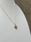 Mini Bronze Star Necklace