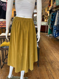 Corduroy Side Zip Skirt (color options)