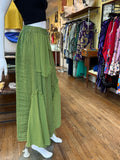 Linen Frayed Weave Maxi Skirt (color options)