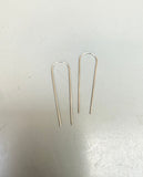 Long Arc Threader Earrings (metal options)