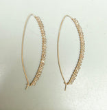 Zircon Threader Earrings
