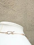 Kyanite Bar Chain Necklace