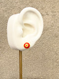 Spring Flowers Glass Stud Earrings (multiple options)