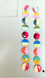 Long Circle Color Block