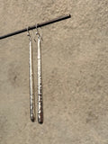 Taxco Sterling Silver Long Drip Earrings