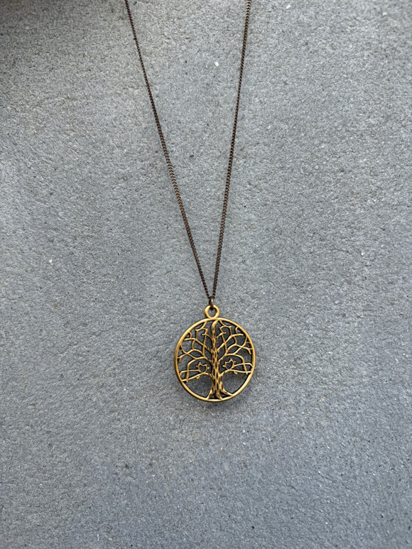 Golden Tree Necklace
