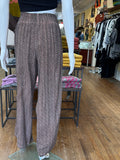 Ice Dye Palazzo Pant, Brown