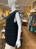 Linen Diagonal Pleat Tank (color options)