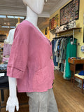 Linen One Button Blazer (color options)