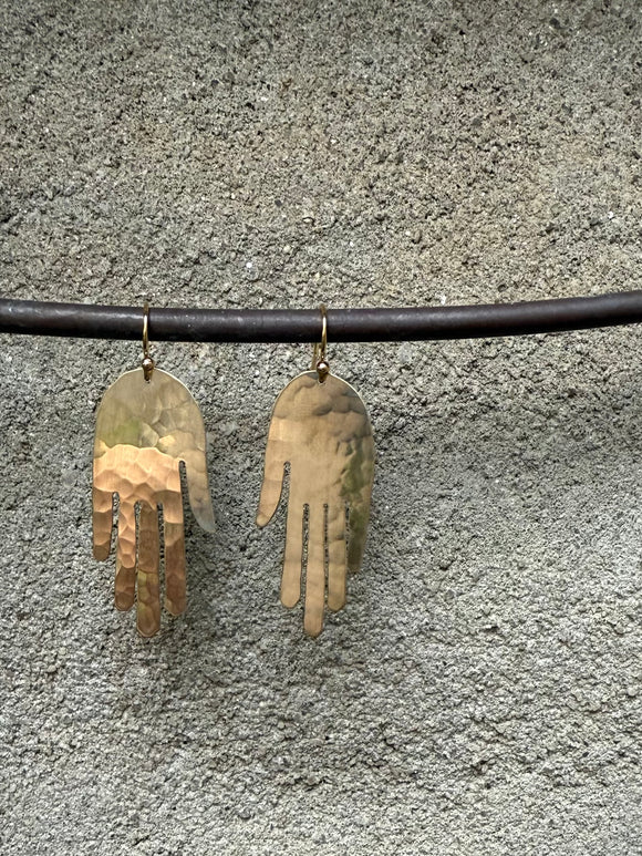 Manos Earrings (metal options)