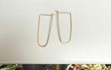 Valley Hoop Earrings (size + metal options)