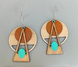 Deco 3-Layer Earrings (color options)