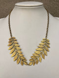 Leafy Collar Necklace (metal options)