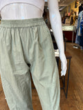 Sage Cotton Flap Pant