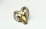 Ram Skull Ring