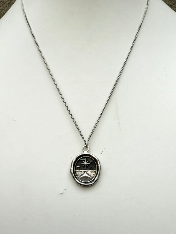 North Star Talisman Necklace (metal options)