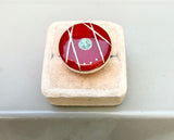 Exclusive Custard + Argentina Ring #7 (size options)