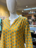 The Calypso Garden Dress (Mustard)