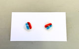 Line + Points Glass Stud Earrings (multiple options)