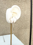 Flower Pearl Earrings (metal options)