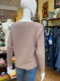 Boat Neck Dolman Sleeve Sweater (color options)