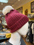 Pom Pom Skull Cap (color options)