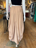 Linen Flowy Maxi Skirt (color options)