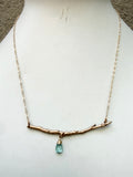 Apatite Aspen Twig Necklace