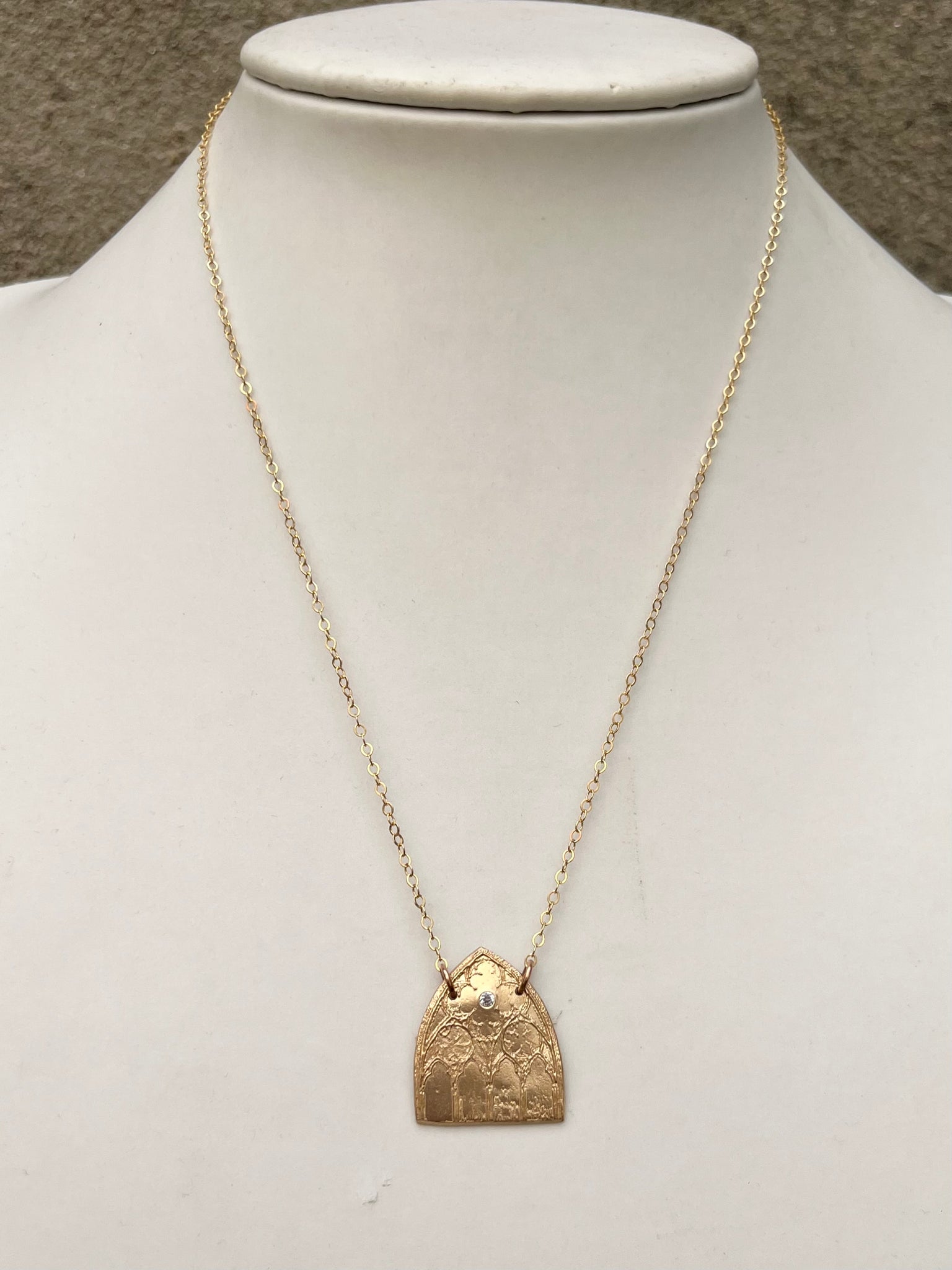 Pyrrha Seize The Moment Talisman Necklace Bronze 20
